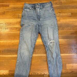 Madewell Light Blue Distressed Women Jeans
